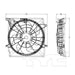 TYC 623110 Dual Radiator and Condenser Fan Assembly