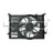 TYC 623140 Dual Radiator and Condenser Fan Assembly