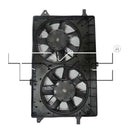 TYC 623170 Dual Radiator and Condenser Fan Assembly