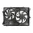 TYC 623190 Dual Radiator and Condenser Fan Assembly
