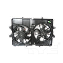 TYC 623240 Dual Radiator and Condenser Fan Assembly