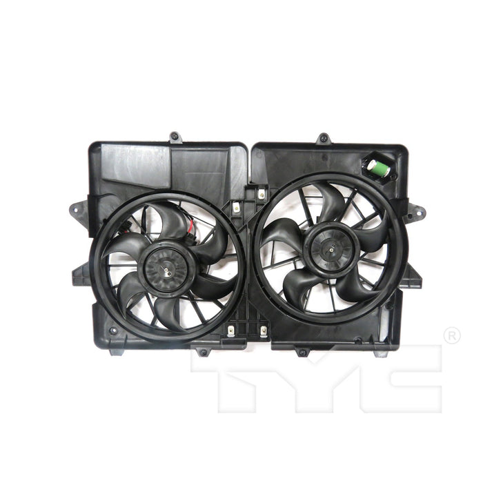 TYC 623240 Dual Radiator and Condenser Fan Assembly