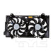 TYC 623260 Dual Radiator and Condenser Fan Assembly