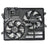 TYC 623350 Dual Radiator and Condenser Fan Assembly