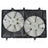 TYC 623390 Dual Radiator and Condenser Fan Assembly