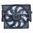 TYC 623420 Dual Radiator and Condenser Fan Assembly