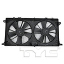 TYC 623450 Dual Radiator and Condenser Fan Assembly