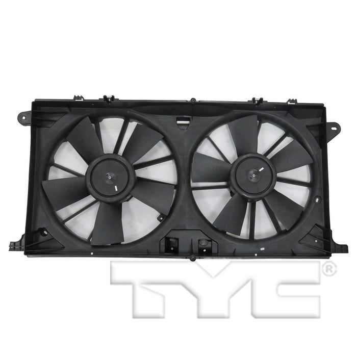 TYC 623450 Dual Radiator and Condenser Fan Assembly