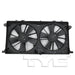 TYC 623450 Dual Radiator and Condenser Fan Assembly