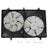 TYC 623460 Dual Radiator and Condenser Fan Assembly