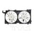 TYC 623480 Dual Radiator and Condenser Fan Assembly