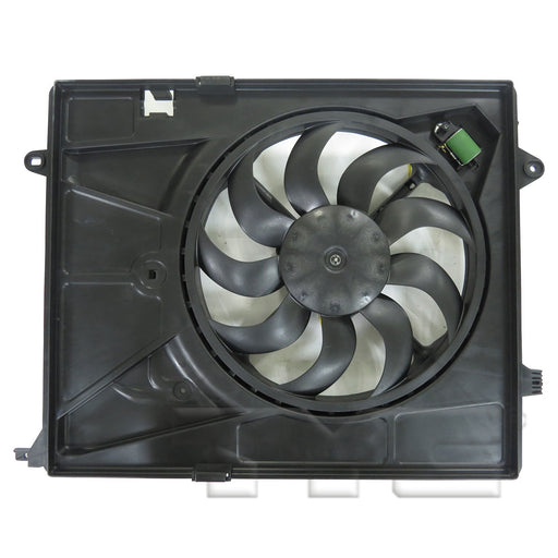 TYC 623590 Dual Radiator and Condenser Fan Assembly