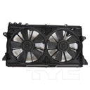 TYC 623620 Dual Radiator and Condenser Fan Assembly