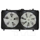 TYC 623660 Dual Radiator and Condenser Fan Assembly
