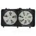 TYC 623660 Dual Radiator and Condenser Fan Assembly