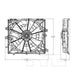 TYC 623680 Dual Radiator and Condenser Fan Assembly