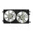 TYC 623690 Dual Radiator and Condenser Fan Assembly
