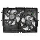 TYC 623720 Dual Radiator and Condenser Fan Assembly