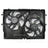 TYC 623720 Dual Radiator and Condenser Fan Assembly