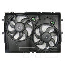 TYC 623730 Dual Radiator and Condenser Fan Assembly