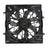 TYC 623750 Dual Radiator and Condenser Fan Assembly