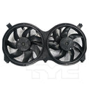 TYC 623760 Dual Radiator and Condenser Fan Assembly