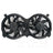 TYC 623760 Dual Radiator and Condenser Fan Assembly