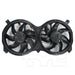 TYC 623760 Dual Radiator and Condenser Fan Assembly