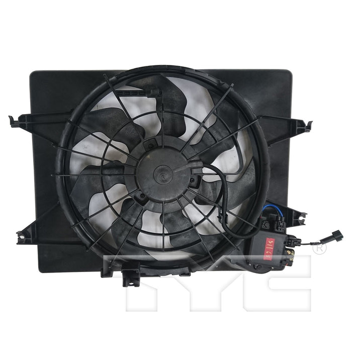 TYC 623770 Dual Radiator and Condenser Fan Assembly