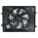 TYC 623770 Dual Radiator and Condenser Fan Assembly