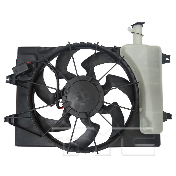 TYC 623820 Dual Radiator and Condenser Fan Assembly - Upper