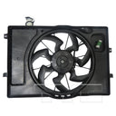 TYC 623820 Dual Radiator and Condenser Fan Assembly - Upper