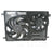 TYC 623840 Dual Radiator and Condenser Fan Assembly