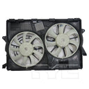 TYC 623850 Dual Radiator and Condenser Fan Assembly