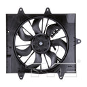 TYC 623910 Dual Radiator and Condenser Fan Assembly