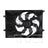 TYC 623920 Dual Radiator and Condenser Fan Assembly