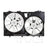 TYC 623940 Dual Radiator and Condenser Fan Assembly