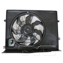 TYC 623980 Dual Radiator and Condenser Fan Assembly