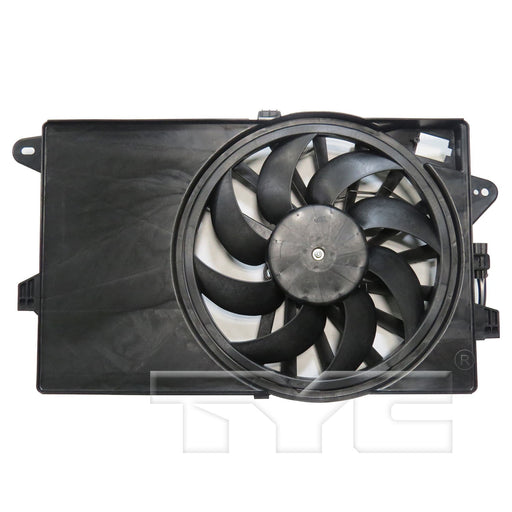 TYC 624010 Dual Radiator and Condenser Fan Assembly