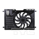 TYC 624020 Dual Radiator and Condenser Fan Assembly