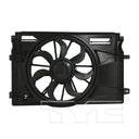 TYC 624060 Dual Radiator and Condenser Fan Assembly