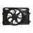 TYC 624060 Dual Radiator and Condenser Fan Assembly