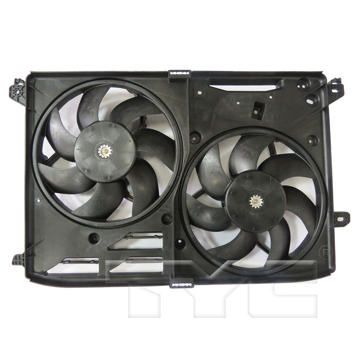TYC 624110 Dual Radiator and Condenser Fan Assembly