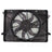 TYC 624130 Dual Radiator and Condenser Fan Assembly