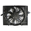 TYC 624280 Dual Radiator and Condenser Fan Assembly