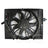 TYC 624280 Dual Radiator and Condenser Fan Assembly