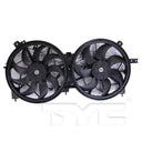 TYC 624300 Dual Radiator and Condenser Fan Assembly