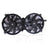 TYC 624300 Dual Radiator and Condenser Fan Assembly