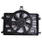 TYC 624320 Dual Radiator and Condenser Fan Assembly
