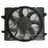 TYC 624340 Dual Radiator and Condenser Fan Assembly
